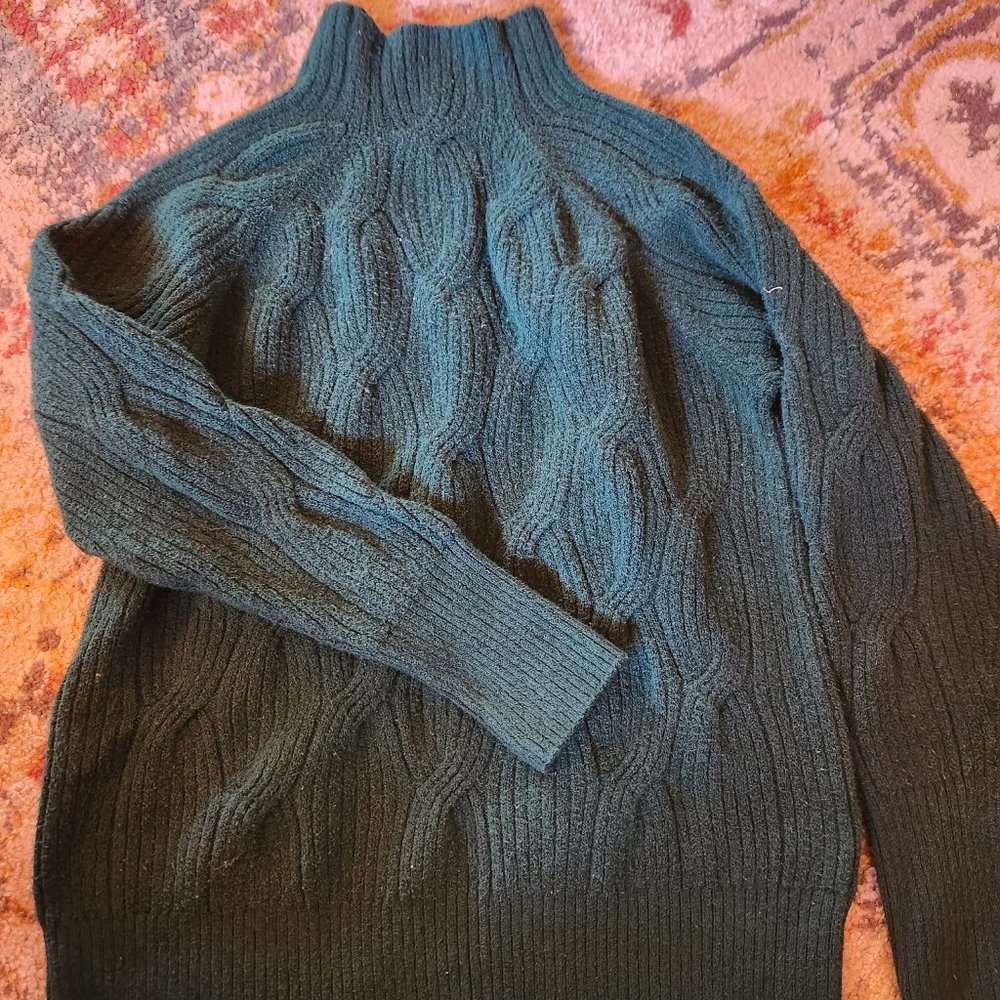 Amazon Essential | Knit Chunky Turtleneck Sweater | Size L